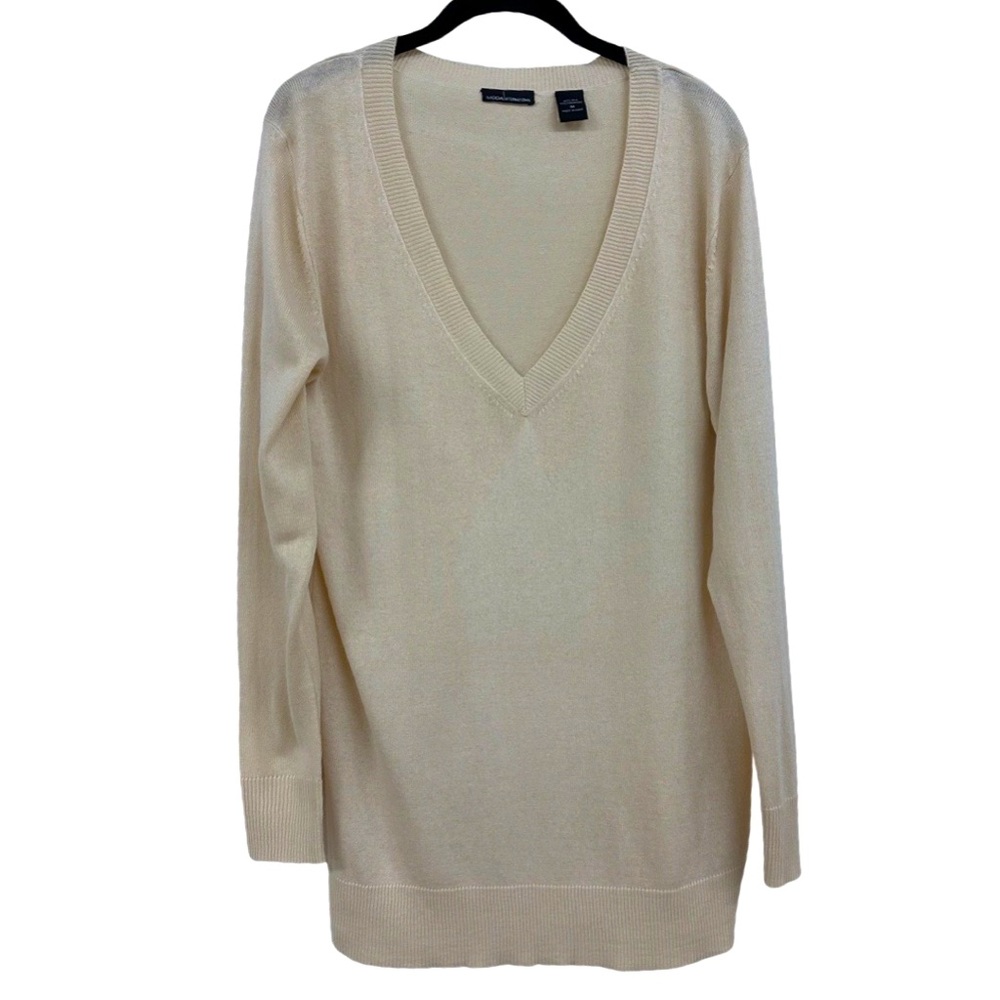 Silk & Cashmere MODA International Long Sweater, Size M